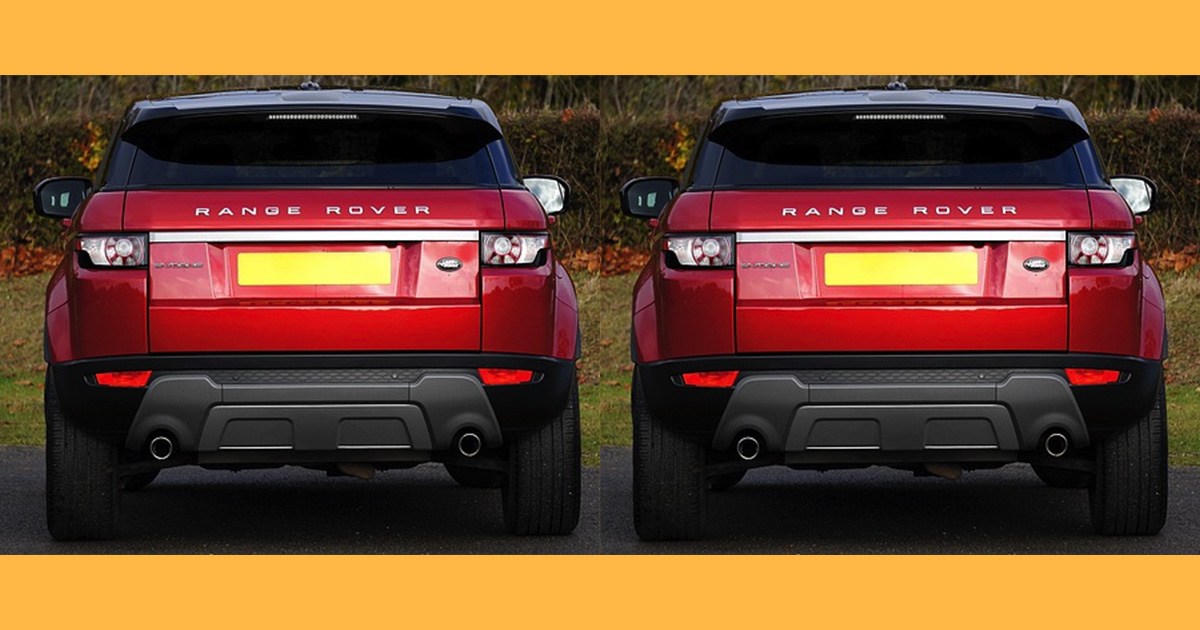 Two Range Rovers